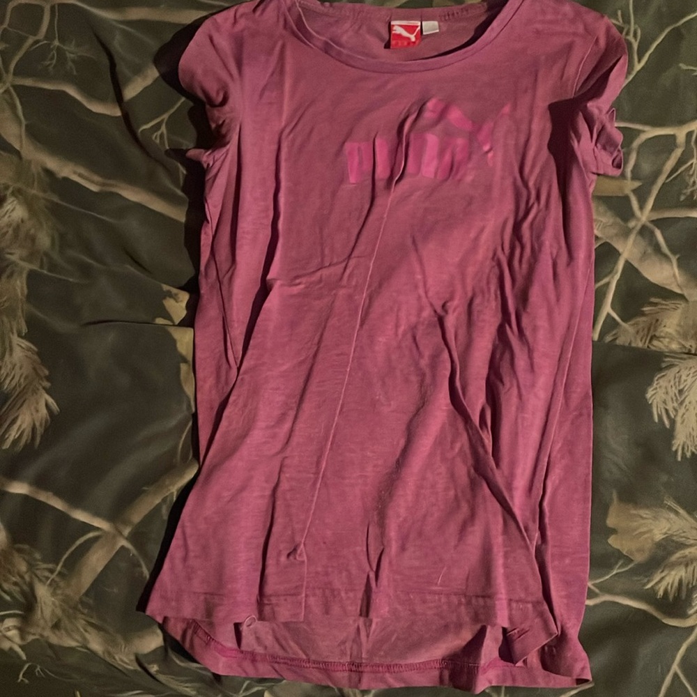 Purple puma t shirt size small